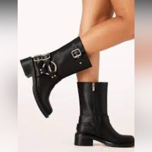 Billini Oreta NWT black mid-calf boots Size 8
